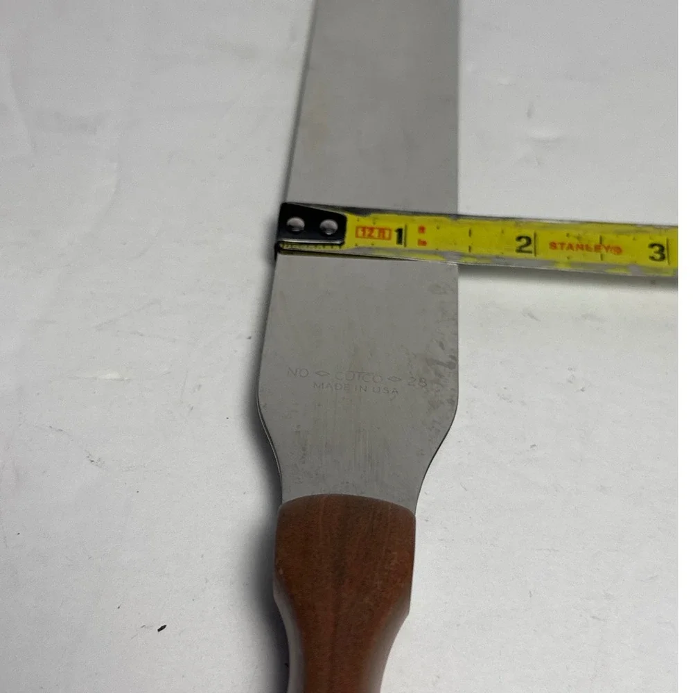 Cutco No 28 Spatula Spreader  12in Brown Good Stainless Steel USA Made